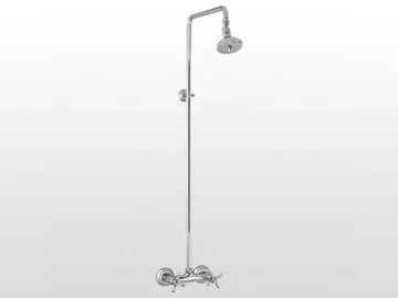 ROMA 3283/301/314A - Wall-mounted shower panel with overhead shower by RUBINETTERIE STELLA - view 2